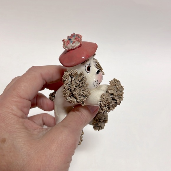 Vintage Wales 1950’s Porcelain Spaghetti Poodle made in Japan Figurine. - Picture 5 of 10